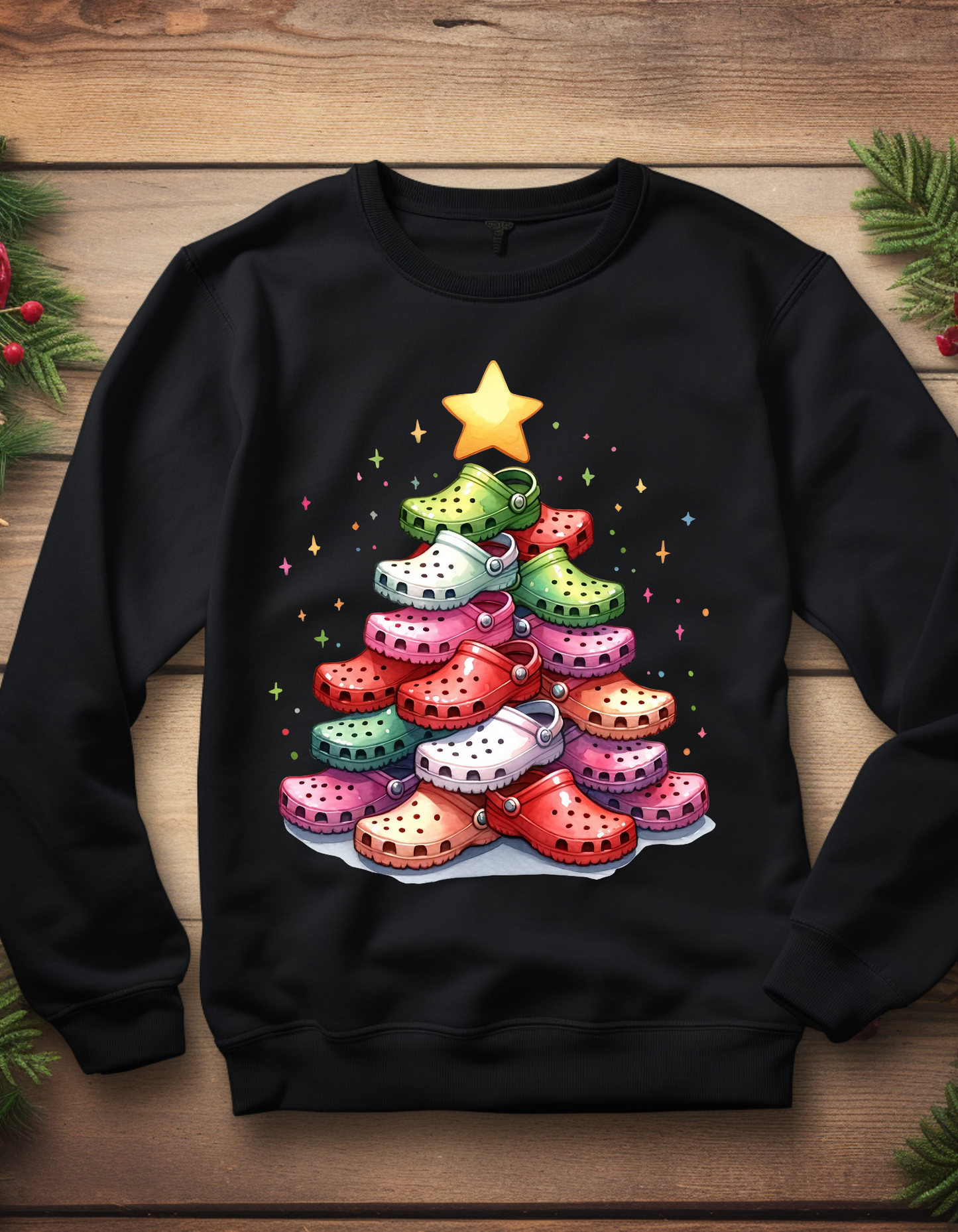 Crocin Around the Christmas Tree Sweatshirt