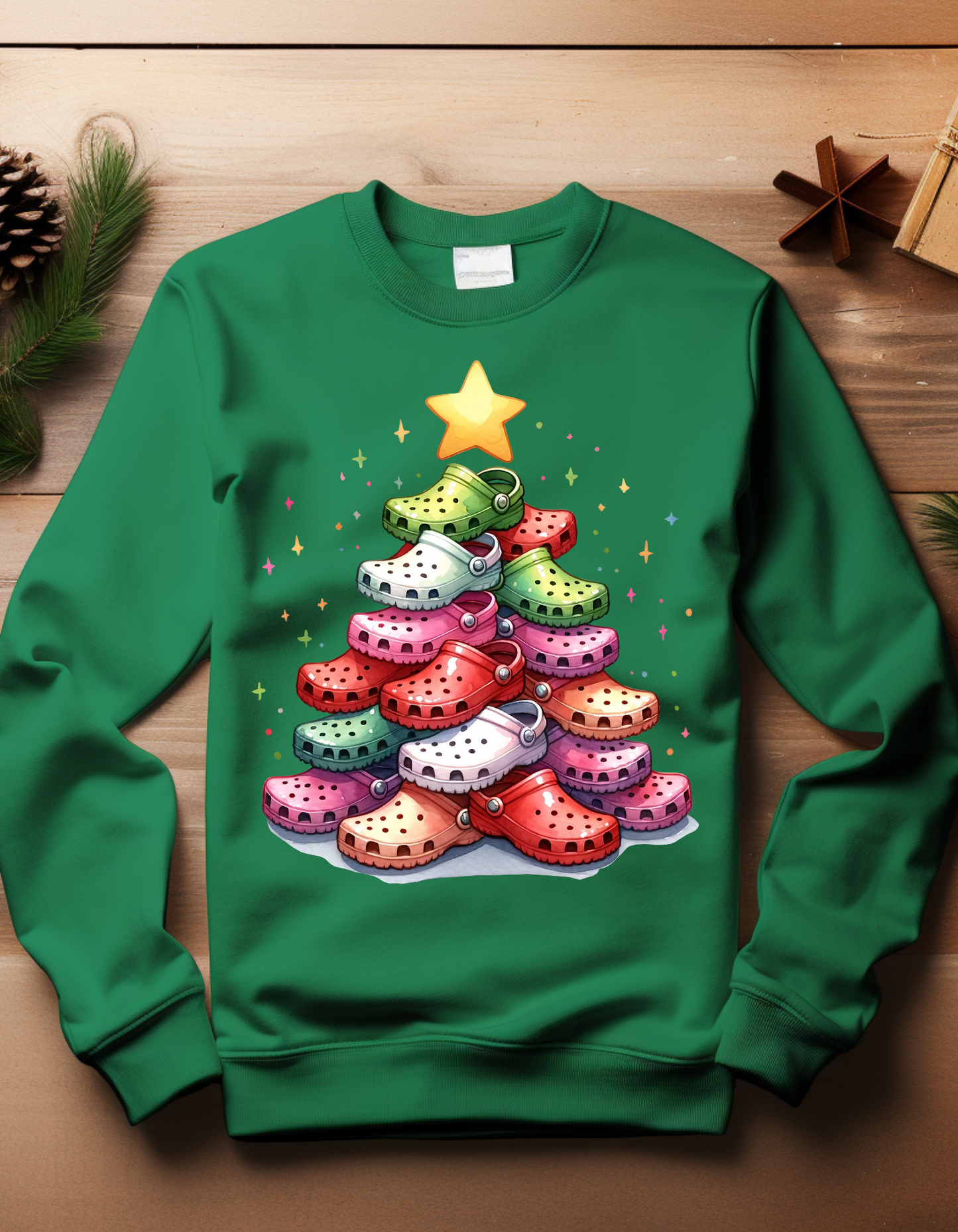 Crocin Around the Christmas Tree Sweatshirt