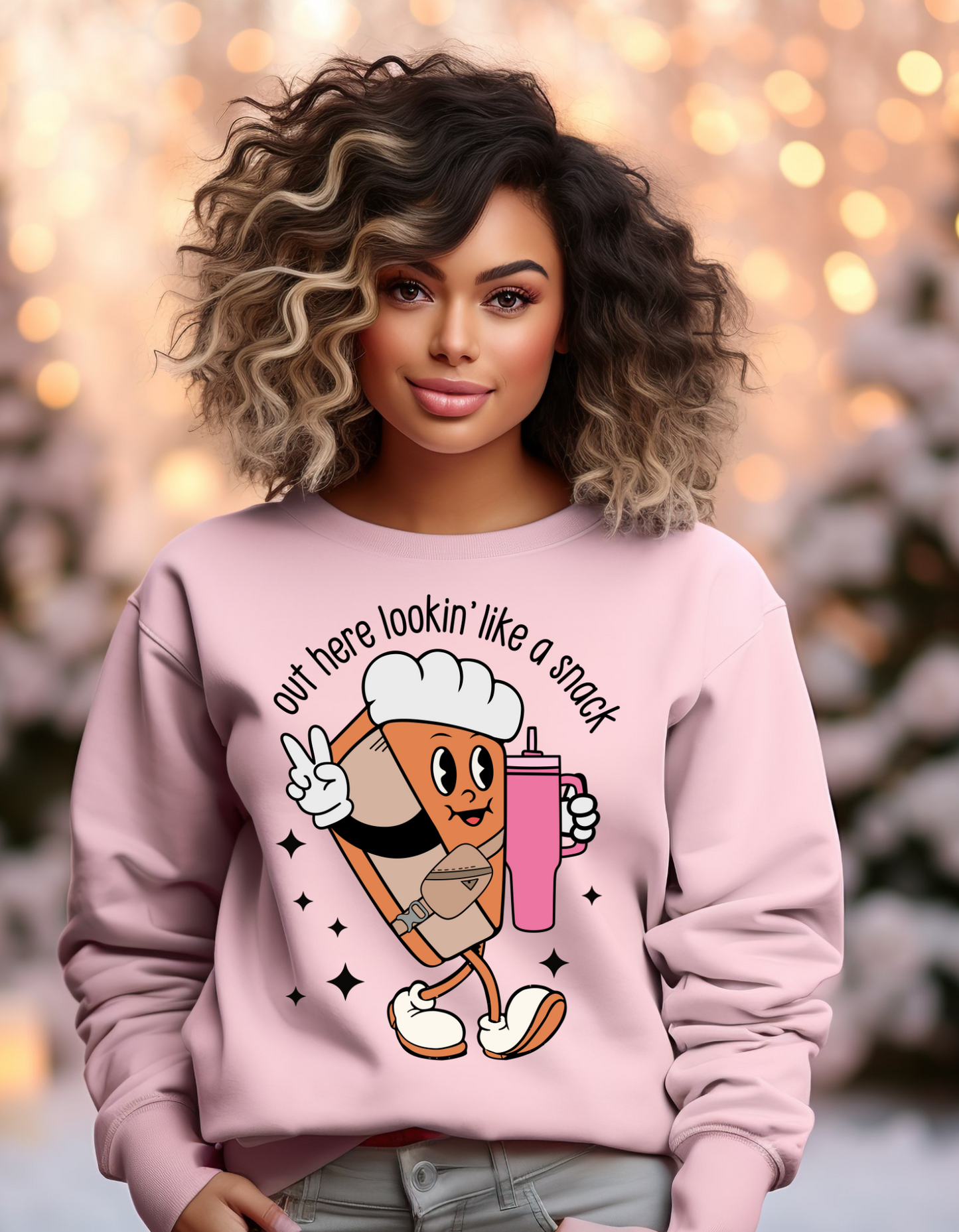 Looking Like a Snack- Slice of Pie Sweatshirt