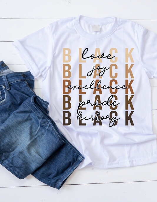 B L A C K  Unisex Tee