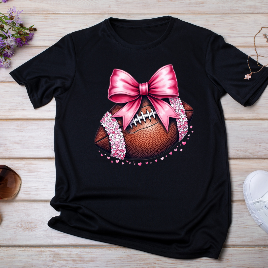 Pink Ribbon Football Tee