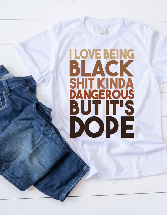 I Love Being Black... Unisex Tee