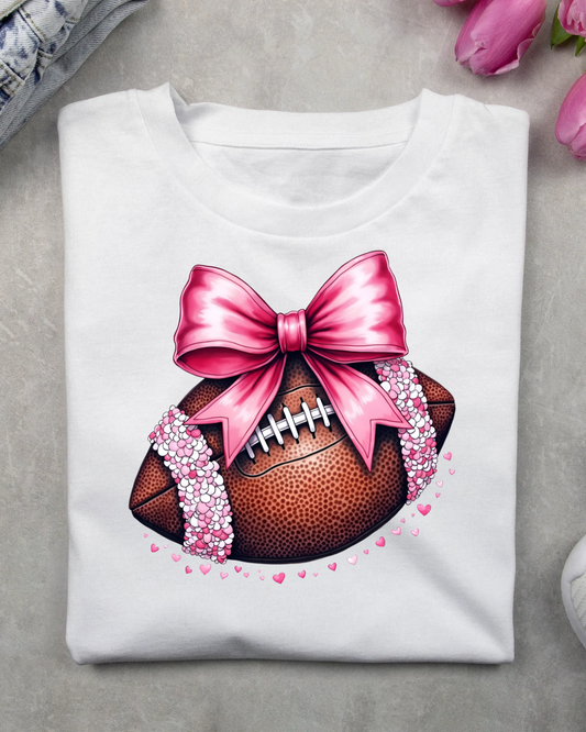 Pink Ribbon Football Tee